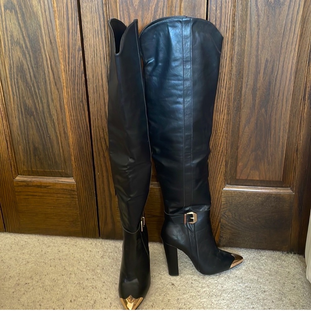 Show Dazzle Thigh High Boots